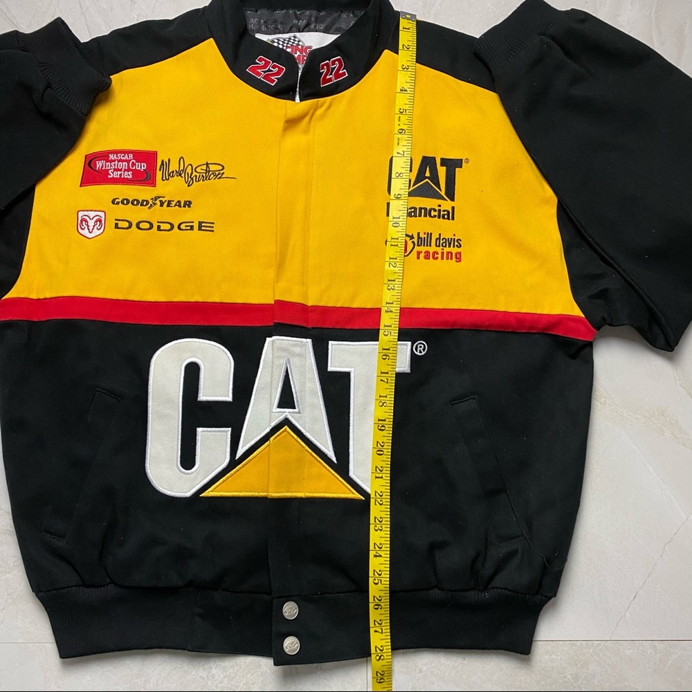 Vintage NASCAR CAT RACING JACKET EXCELLENT COND L - Picture 15 of 16
